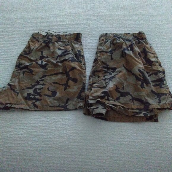 2 pairs mens camo boxer shorts - Picture 1 of 4